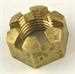 Model T Brass castle nut, for mounting radiator - 3931