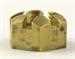 Model T Brass castle nut, for mounting radiator