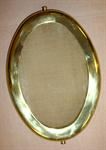 Model T Horn screen and rim, Large, Brass, Oval. - 6432HSL