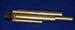 Model T Exhaust Whistle, unpolished brass, four individually tuned pipes. - AER-C
