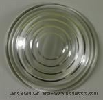 Model T Oil side light lens, white, 3-11/16"diameter - 6483BX