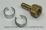 Model T Tire pump hose clamp and end set - 2338CS