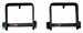 Model T Rear spring clamps, set of 2 - 3848B