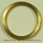 Model T Oil drain plug gasket. Solid brass as original. - 2532GBR