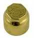 Model T Hubcap, Brass, stamped "Ford MADE U.S.A.". - 2819B