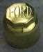 Model T Hubcap, Brass, Block Script "FORD"