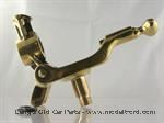 Model T Tilt Wheel Bracket. Solid Polished Brass. - 3503TW