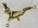 Model T Tilt Wheel Bracket. Solid Polished Brass. - 3503TW