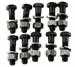 Model T Rear bumper bracket bolt set, for FULL length bars