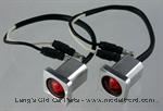 Model T Tail lights for pickup bed, Bright LED light set - PBED-LED