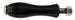 Model T Starting crank handle with pin, black plastic