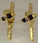 Model T Windshield hinges, RANDS TYPE, brass - 7818-19B