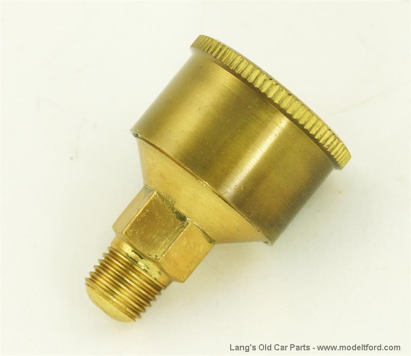 Model T Ujoint brass grease cup, fitted with modern zerk fitting, 2579BGR