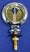 Model T Jr. Moto-Meter, chrome, plain rim, Ford script - 3926JMC-F