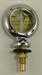 Model T Jr. Moto-Meter, chrome, plain rim, Ford script - 3926JMC-F