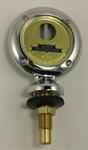 Model T Jr. Moto-Meter chrome, plain rim, Boyce script - 3926JMC-B