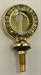 Model T Jr. Moto-Meter, brass, wreath rim, Ford script - 3926JMBW-F