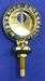 Model T Jr. Moto-Meter, brass, wreath rim, Boyce script - 3926JMBW-B