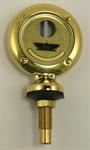 Model T Jr. Moto-Meter, brass, plain rim, Ford script - 3926JMB-F