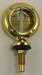 Model T Jr. Moto-Meter, brass, plain rim, Ford script - 3926JMB-F