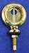 Model T Jr. Moto-Meter, brass, plain rim, Ford script - 3926JMB-F