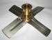 Model T Brass accessory ball bearing fan with blades. - 3962BBE