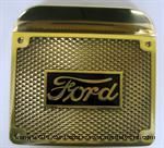 Model T Step plates, solid brass, Ford script - 4812BR
