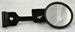 Model T Telescoping rear view mirror, black. - 7853TEL