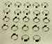 Model T Wire wheel nut washer set - 2887S
