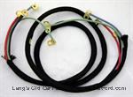 Model T Commutator wire harness, (4 wire), not original style loom sleeve - 5030N
