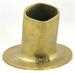 Model T Torpedo steering column flange, brass. - 3500FL
