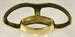 Model T Steering gear quadrant, solid polished brass - 3509