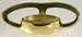 Model T Steering gear quadrant, solid polished brass - 3509