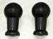 Model T Spark and gas knobs, black