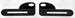 Model T Front license bracket, 2 piece - 3664E