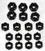 Model T Shackle and spring castellated nut set - 3800NS
