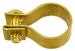 Model T Hose clamp for gas lamp tubing, brass