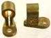 Model T Torpedo windshield support brackets, brass