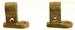 Model T Torpedo windshield support brackets, brass - 7821KK