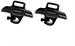 Model T Top bow saddles, cast iron, black, 5/8" hole, pair
