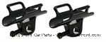 Model T Top bow saddles, cast iron, black, 1/2" hole, pair - 3314CX