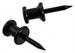 Model T Steel knob, rear roll up window