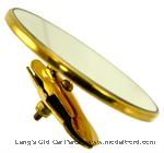 Model T Wind wing mirror, round, brass - 7700WWB