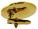Model T Wind wing mirror, round, brass - 7700WWB