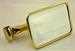 Model T Brass rectangle outside mirror, 5"X7", beveled glass,  mounts on side of windshield frame - 7853RB