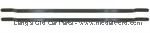 Model T Bumper face bars, polished stainless steel, FULL length - 2953