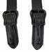 Model T Top to windshield hold down straps, blackened leather, black hardware. - 3314WSB
