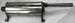 Model T Muffler, cast iron ends with built in brackets. Straight pipe
