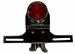 Model T Tail light, with license plate bracket, and fender bracket - 8786CX