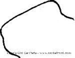 Model T Wood tack strip, touring rear - WTS1R
